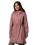 The Columbia Womens Weekend Adventure II Long Jacket in Fig
