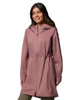 The Columbia Womens Weekend Adventure II Long Jacket in Fig
