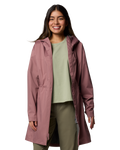 The Columbia Womens Weekend Adventure II Long Jacket in Fig