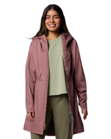 The Columbia Womens Weekend Adventure II Long Jacket in Fig