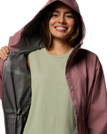 The Columbia Womens Weekend Adventure II Long Jacket in Fig