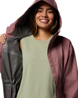 The Columbia Womens Weekend Adventure II Long Jacket in Fig