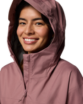The Columbia Womens Weekend Adventure II Long Jacket in Fig
