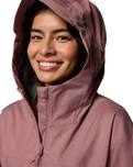 The Columbia Womens Weekend Adventure II Long Jacket in Fig