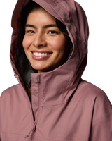 The Columbia Womens Weekend Adventure II Long Jacket in Fig