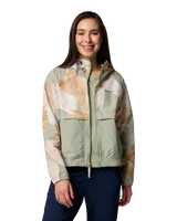 Spire Valley Printed Windbreaker Jacket in Safari Rays & Safari