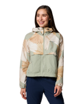 Spire Valley Printed Windbreaker Jacket in Safari Rays & Safari