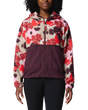 Spire Valley™ Printed Windbreaker Jacket in Washed Red Ikatbloom Print & Moonvista