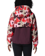 Spire Valley™ Printed Windbreaker Jacket in Washed Red Ikatbloom Print & Moonvista