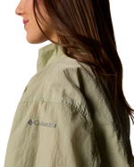 Paracutie Cropped Cargo Windbreaker Jacket in Safari