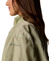 Paracutie Cropped Cargo Windbreaker Jacket in Safari