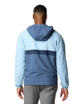Spire Valley Hooded Windbreaker Jacket in Ripple Blue, Dark Mountain & Collegiate Navy