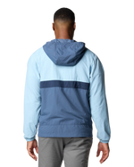 Spire Valley Hooded Windbreaker Jacket in Ripple Blue, Dark Mountain & Collegiate Navy