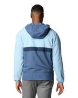 Spire Valley Hooded Windbreaker Jacket in Ripple Blue, Dark Mountain & Collegiate Navy