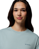 Rolling Bend™ Graphic Oversized T-Shirt in Crushed Blue & Floral Groove