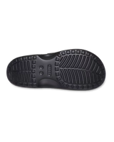 The Crocs Womens Metallic Buckle Saturday Sandals in Black