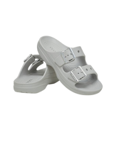 Metallic Buckle Saturday Sandals in Atmosphere