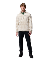 The Columbia Mens Rugged Ridge™ High Pile Half Zip Fleece Jacket in Dark Stone Deschutes Days