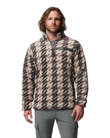 The Columbia Mens Rugged Ridge™ High Pile Half Zip Fleece Jacket in Dark Stone Twills