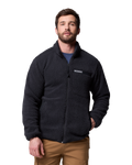 The Columbia Mens Rugged Ridge™ High Pile Full Zip Fleece Jacket in Black