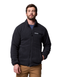 The Columbia Mens Rugged Ridge™ High Pile Full Zip Fleece Jacket in Black