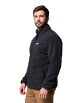 The Columbia Mens Rugged Ridge™ High Pile Full Zip Fleece Jacket in Black