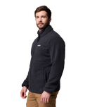 The Columbia Mens Rugged Ridge™ High Pile Full Zip Fleece Jacket in Black