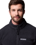 The Columbia Mens Rugged Ridge™ High Pile Full Zip Fleece Jacket in Black