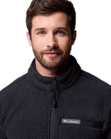The Columbia Mens Rugged Ridge™ High Pile Full Zip Fleece Jacket in Black
