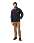 The Columbia Mens Rugged Ridge™ High Pile Full Zip Fleece Jacket in Black