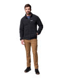 The Columbia Mens Rugged Ridge™ High Pile Full Zip Fleece Jacket in Black