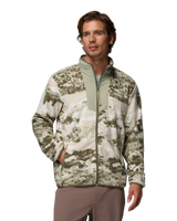 The Columbia Mens Sequoia Grove™ Printed Full Zip Fleece Jacket in Safari & Fieldaze