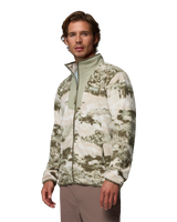 The Columbia Mens Sequoia Grove™ Printed Full Zip Fleece Jacket in Safari & Fieldaze