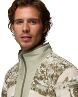 The Columbia Mens Sequoia Grove™ Printed Full Zip Fleece Jacket in Safari & Fieldaze
