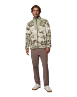 The Columbia Mens Sequoia Grove™ Printed Full Zip Fleece Jacket in Safari & Fieldaze