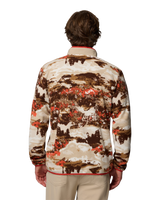 The Columbia Mens Sequoia Grove™ Printed Full Zip Fleece Jacket in Zing & Fieldaze