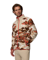The Columbia Mens Sequoia Grove™ Printed Full Zip Fleece Jacket in Zing & Fieldaze