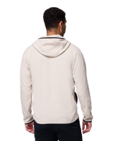 The Columbia Mens Fast Trek™ Overlay Fleece Hoodie in Dark Stone & Black