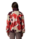 Sequoia Grove™ Printed Half Zip Fleece Jacket in Washed Red & Ikatbloom