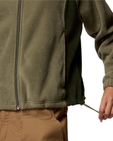 The Columbia Womens Benton Springs Relaxed Full Zip Jacket in Stone Green