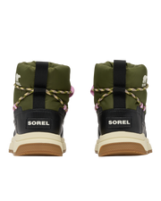 Whitney III Slip On Waterproof Boots in Utility Green & Black