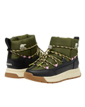 Whitney III Slip On Waterproof Boots in Utility Green & Black