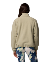 Jasper Ridge Pebbled Half Snap Fleece Jacket in Safari