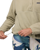 Jasper Ridge Pebbled Half Snap Fleece Jacket in Safari