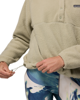 Jasper Ridge Pebbled Half Snap Fleece Jacket in Safari