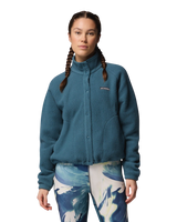 Jasper Ridge™ Pebbled Full Snap Fleece Jacket in Everblue