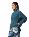 Jasper Ridge™ Pebbled Full Snap Fleece Jacket in Everblue
