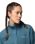 Jasper Ridge™ Pebbled Full Snap Fleece Jacket in Everblue