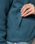 Jasper Ridge™ Pebbled Full Snap Fleece Jacket in Everblue