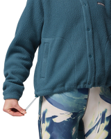 Jasper Ridge™ Pebbled Full Snap Fleece Jacket in Everblue